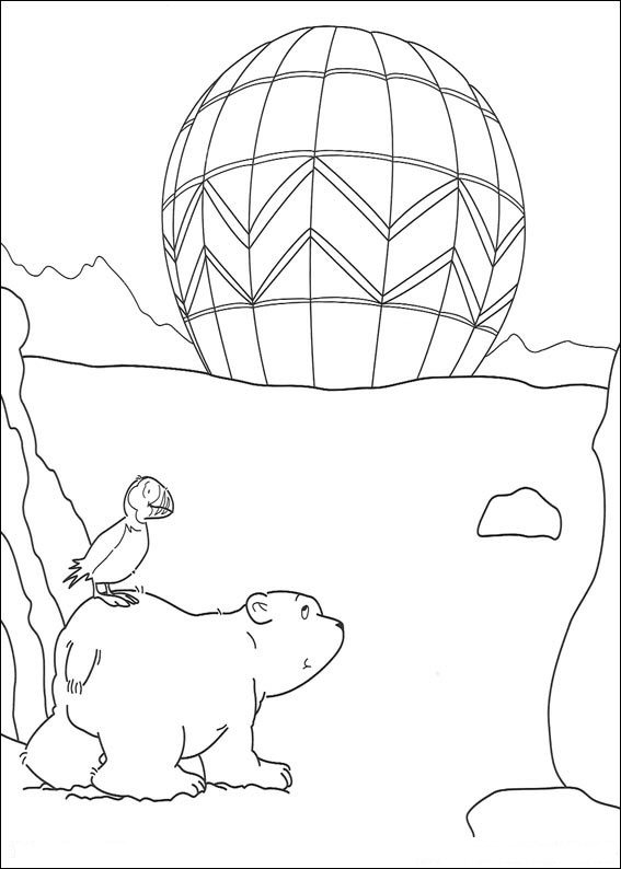 Kids-n-fun.de | Malvorlage Lars der kleine Eisbär Lars der kleine Eisbär
